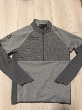 adidas Women’s Grey Quarter-Zip Training Pullover size M -Never Worn